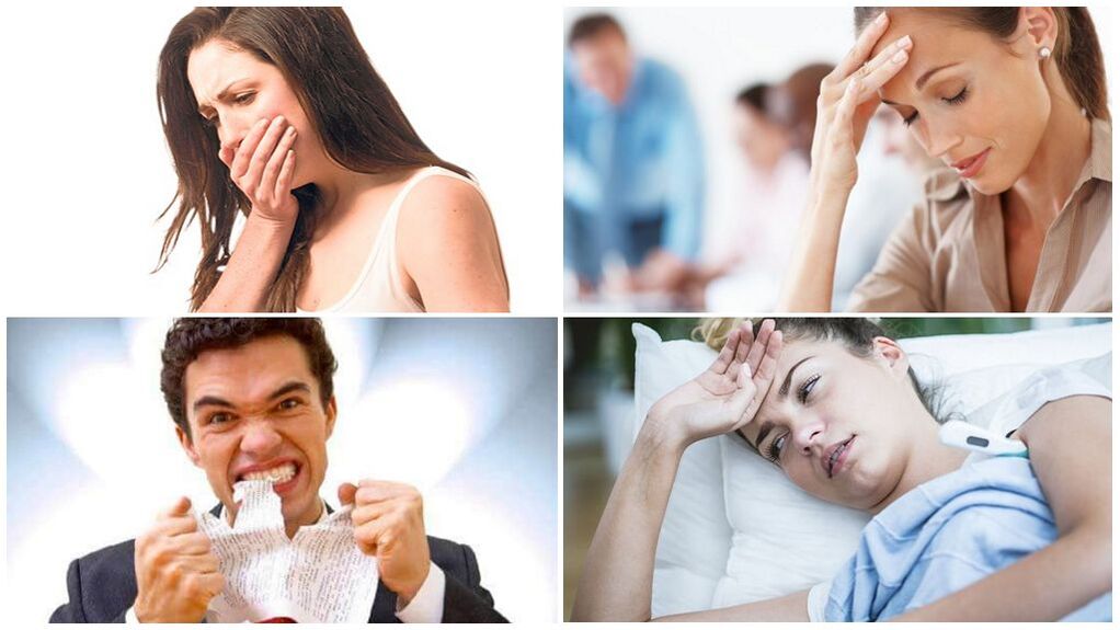 Symptoms of parasites in the body