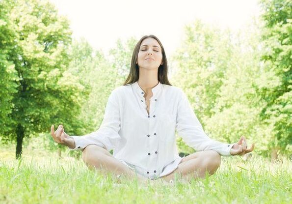 Meditate to cleanse the body