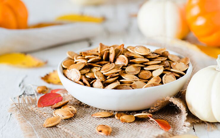 Worms with Pumpkin Seeds